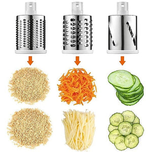 3 In 1 Rotary Drum Grater Kaddu Kash - [IMPORTED]