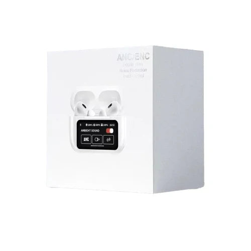 A9 Airpods Pro 2 With Display And ANC/ENC Transparency- Touch Volume Control – Digital Screen