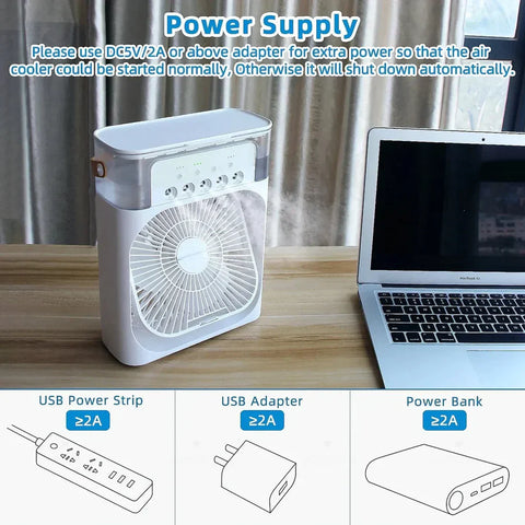 Image of Portable Air Conditioner Cooling Fan