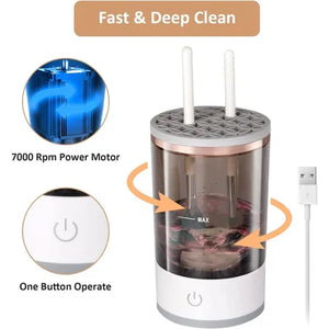 Efficient Electric Makeup Brush Cleaner Machine