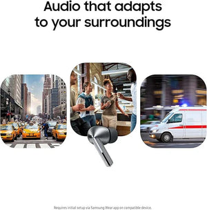 Samsung Galaxy Buds 3 Pro True Wireless Bluetooth Earbuds, Noise Cancelling, Sound Optimization, Redesigned Comfort Fit