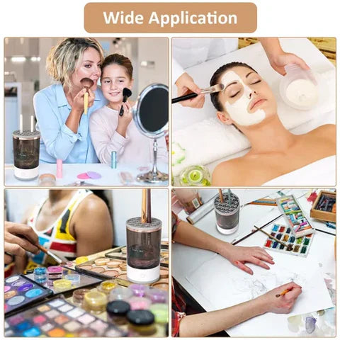 Image of Efficient Electric Makeup Brush Cleaner Machine